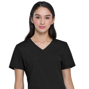 ScrubStar Women's Mock Wrap Top